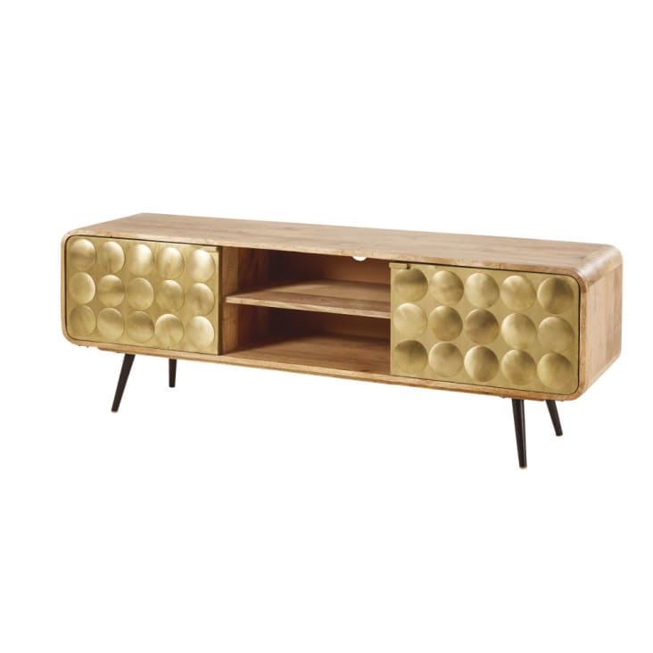 Maisons du Monde Gatsby - Mueble de TV con 2 puertas vintage de mango macizo Outlet online