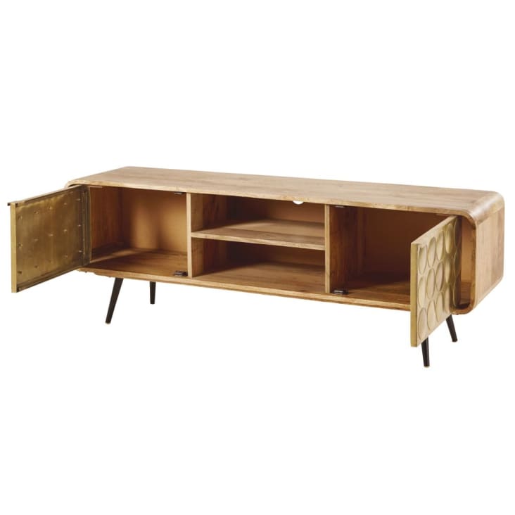 Maisons du Monde Gatsby - Mueble de TV con 2 puertas vintage de mango macizo Outlet online