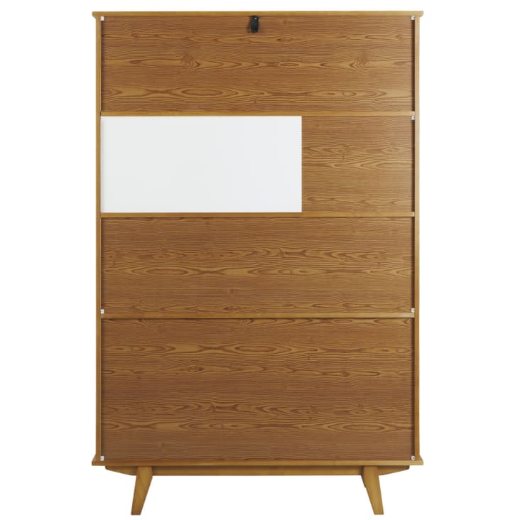 Maisons du Monde Paulette - Librería vintage con 2 cajones y 4 puertas multicolor Tienda