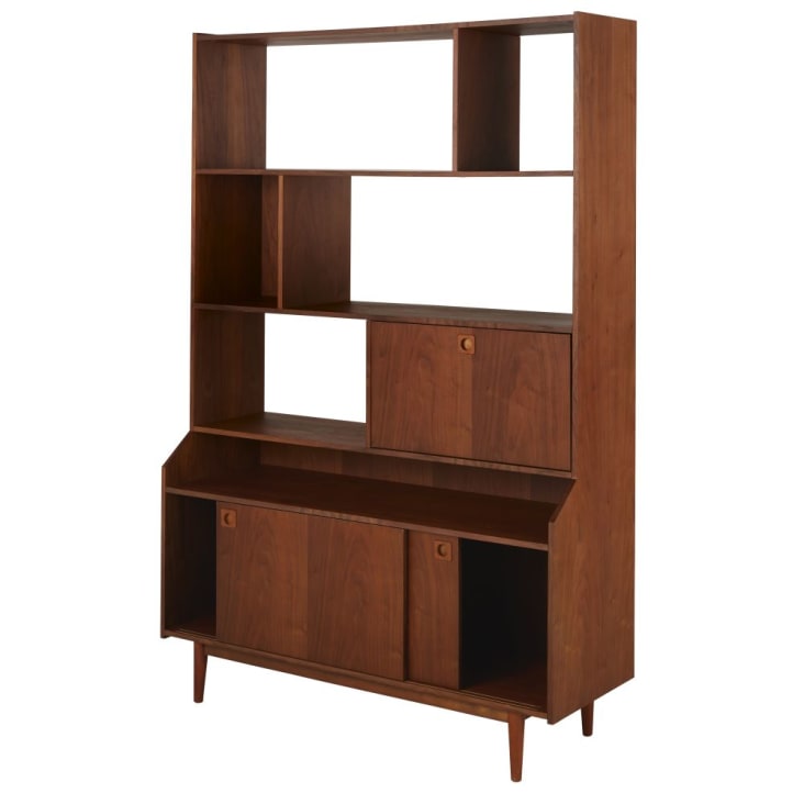 Maisons du Monde Griffith - Biblioteca asimétrica vintage con 2 puertas en marrón Liquidación