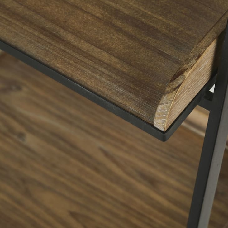 Maisons du Monde SYBILLE - Estantería industrial metal negro Grandes descuentos