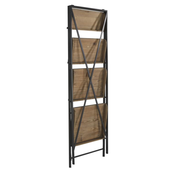 Maisons du Monde SYBILLE - Estantería industrial metal negro Grandes descuentos