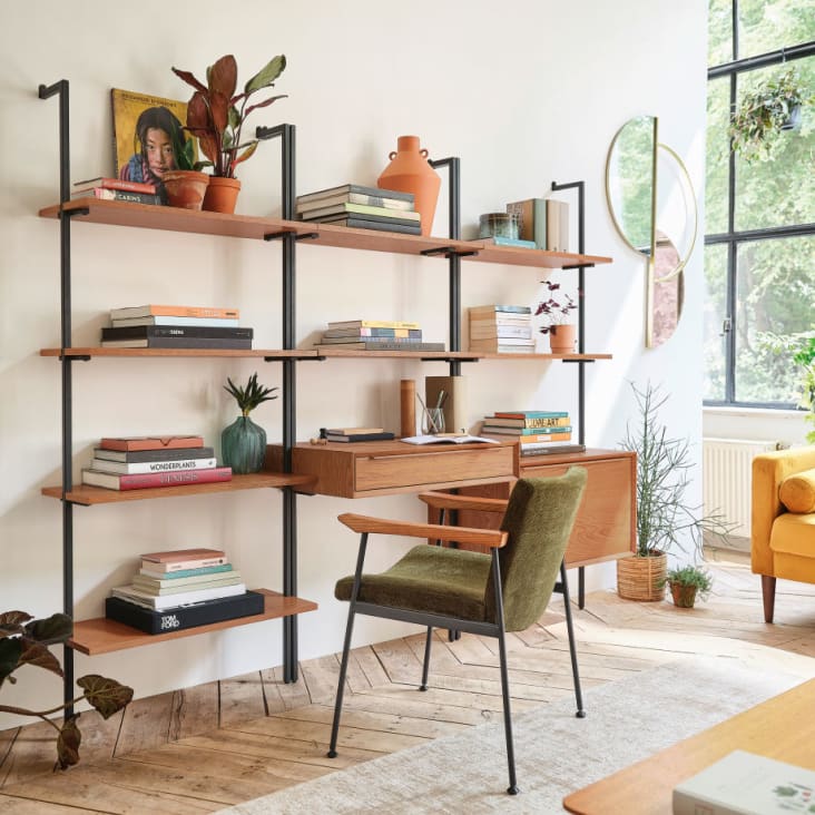 Maisons du Monde Portobello - Estantería de pared vintage con 1 cajón Última moda