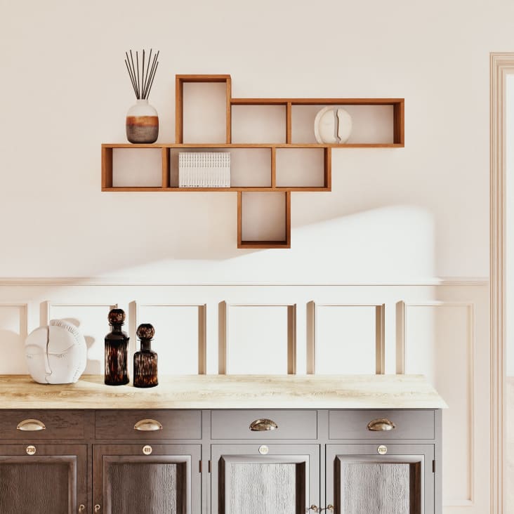Maisons du Monde Luciano - Estantería de pared desigual Ofertas de temporada