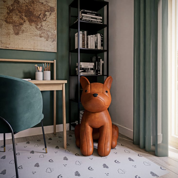 Maisons du Monde Simply - Columna de metal negro Gran oferta
