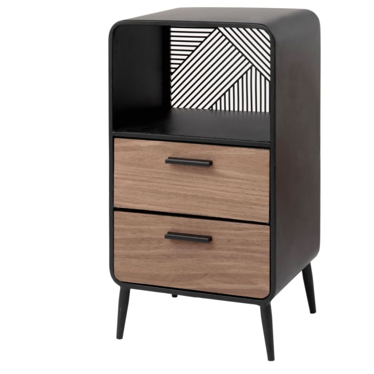 Maisons du Monde ASHTON - Cajonera con 1 compartimento y 2 cajones Precio de fábrica