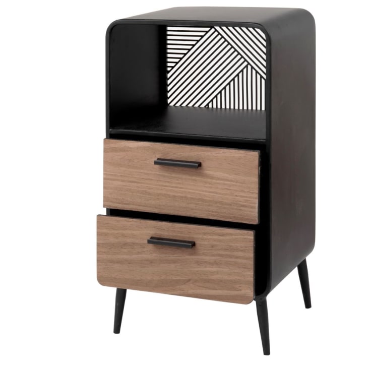 Maisons du Monde ASHTON - Cajonera con 1 compartimento y 2 cajones Precio de fábrica