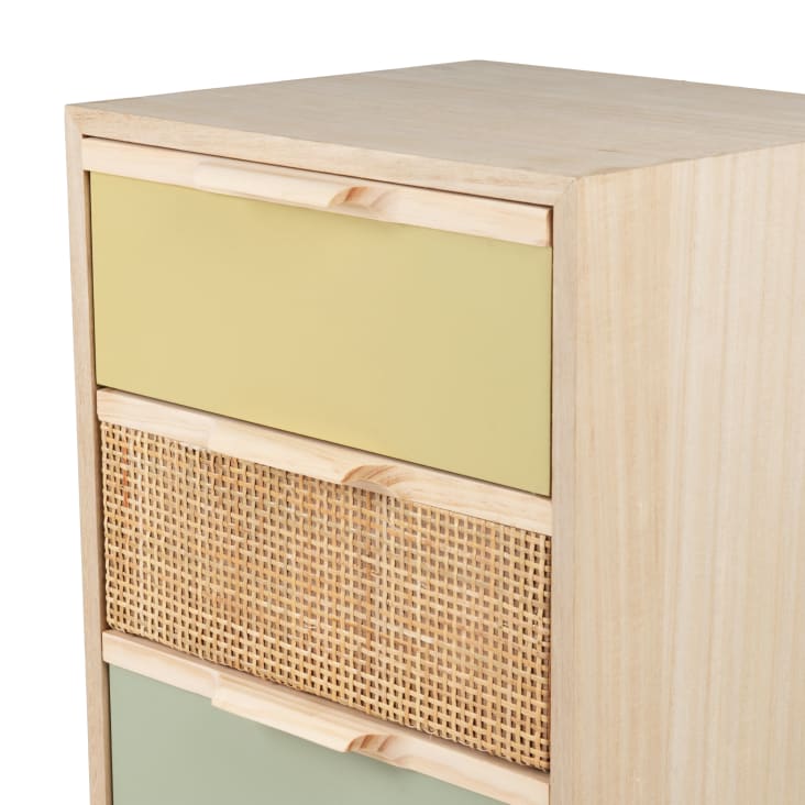 Maisons du Monde AZUKI - Cajonera pequeña con 4cajones multicolor Solo queda un día