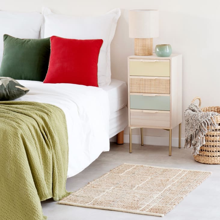 Maisons du Monde AZUKI - Cajonera pequeña con 4cajones multicolor Solo queda un día