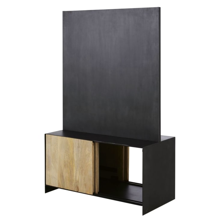 Maisons du Monde Cincinnati Business - Mueble de almacenaje profesional con 2 puertas dos tonos Grandes descuentos
