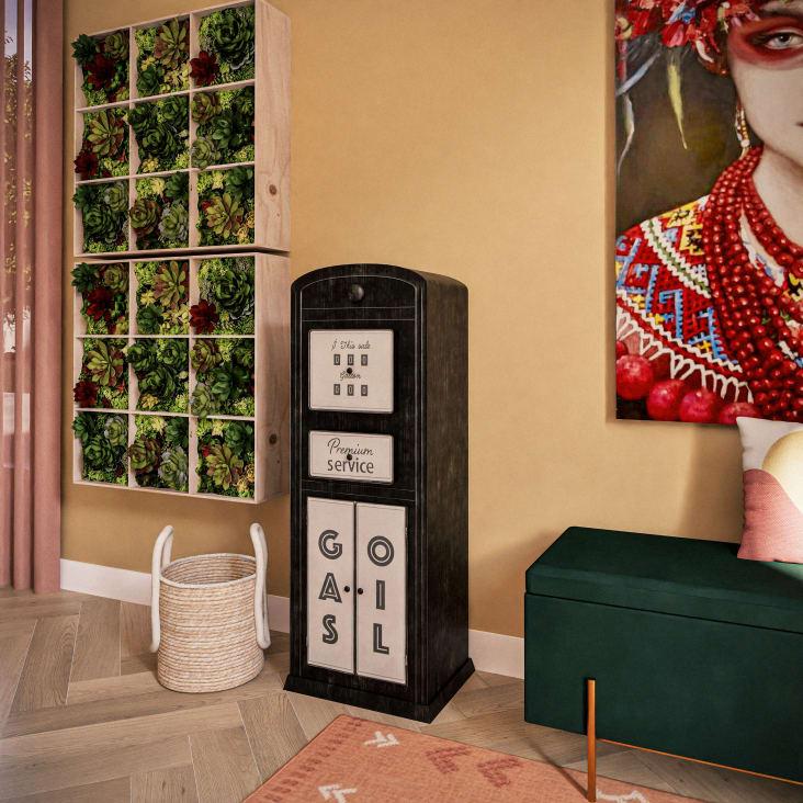 Maisons du Monde OHIO - Mueble de almacenaje surtidor de metal negro y blanco Envío internacional gratuito